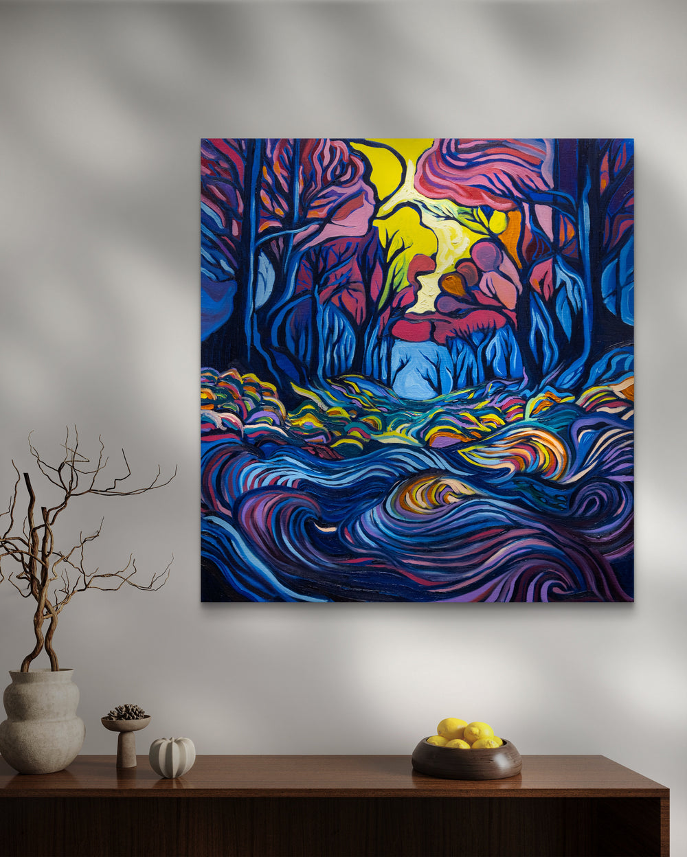"Dark Forest" Original Oil Painting