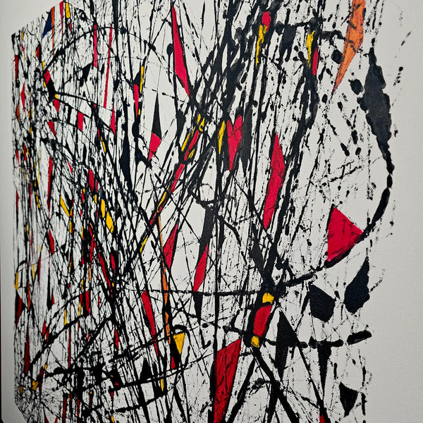 "Winter Victory" Original Mixed Media Painting