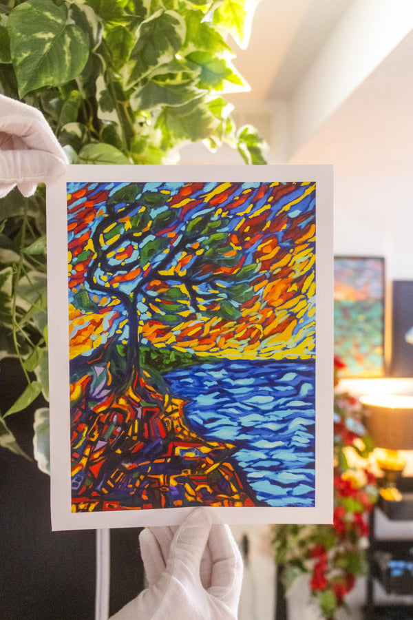 "Fiery Solitude" Fine Art Print