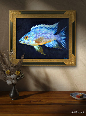 "White Blaze Resplendence" Fine Art Print