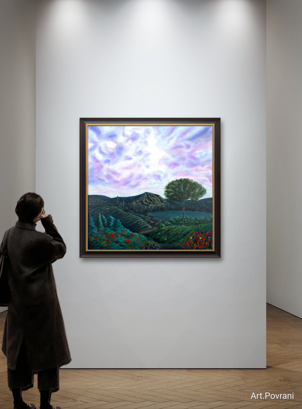 "Solitary Reverie" Original Oil Painting