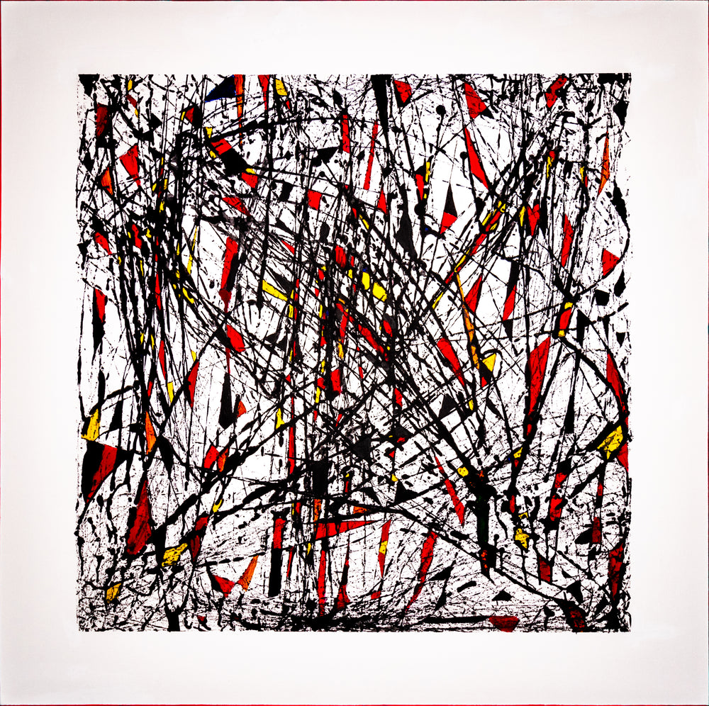 "Winter Victory" Original Mixed Media Painting