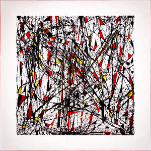 "Winter Victory" Original Mixed Media Painting
