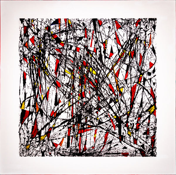 "Winter Victory" Original Mixed Media Painting