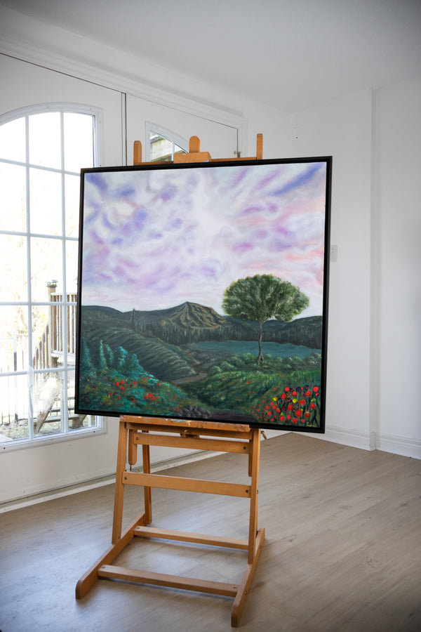"Solitary Reverie" Original Oil Painting