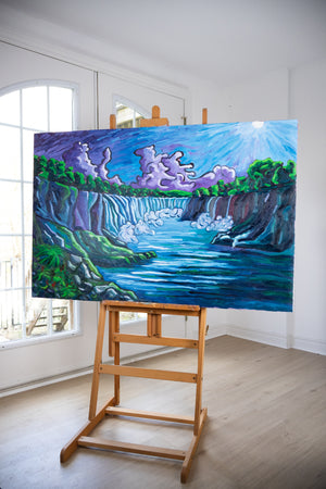 "Peaceful Wonder" Original Oil Painting