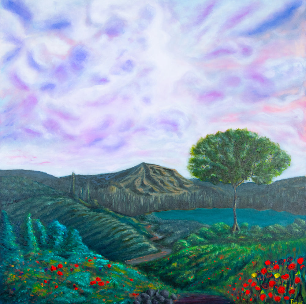 "Solitary Reverie" Original Oil Painting