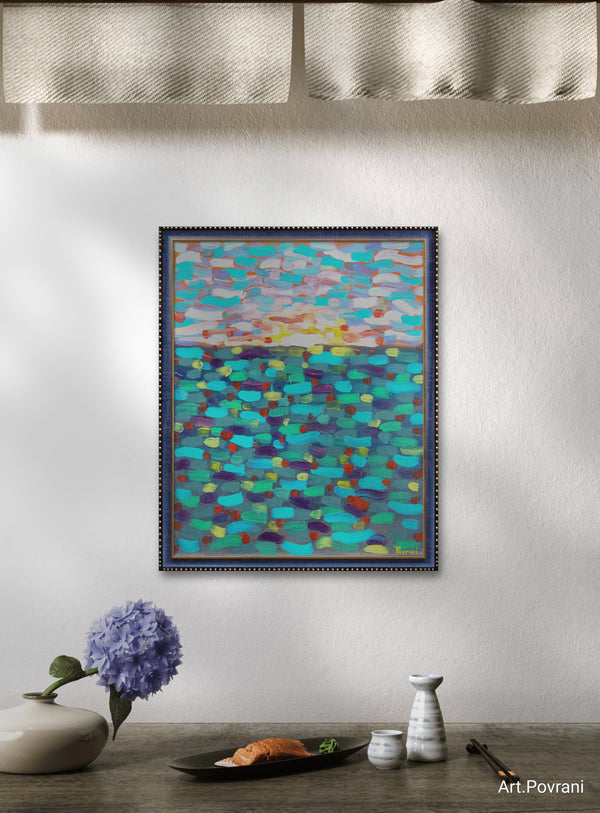 "Sunset Dreamscape" Original Oil Painting