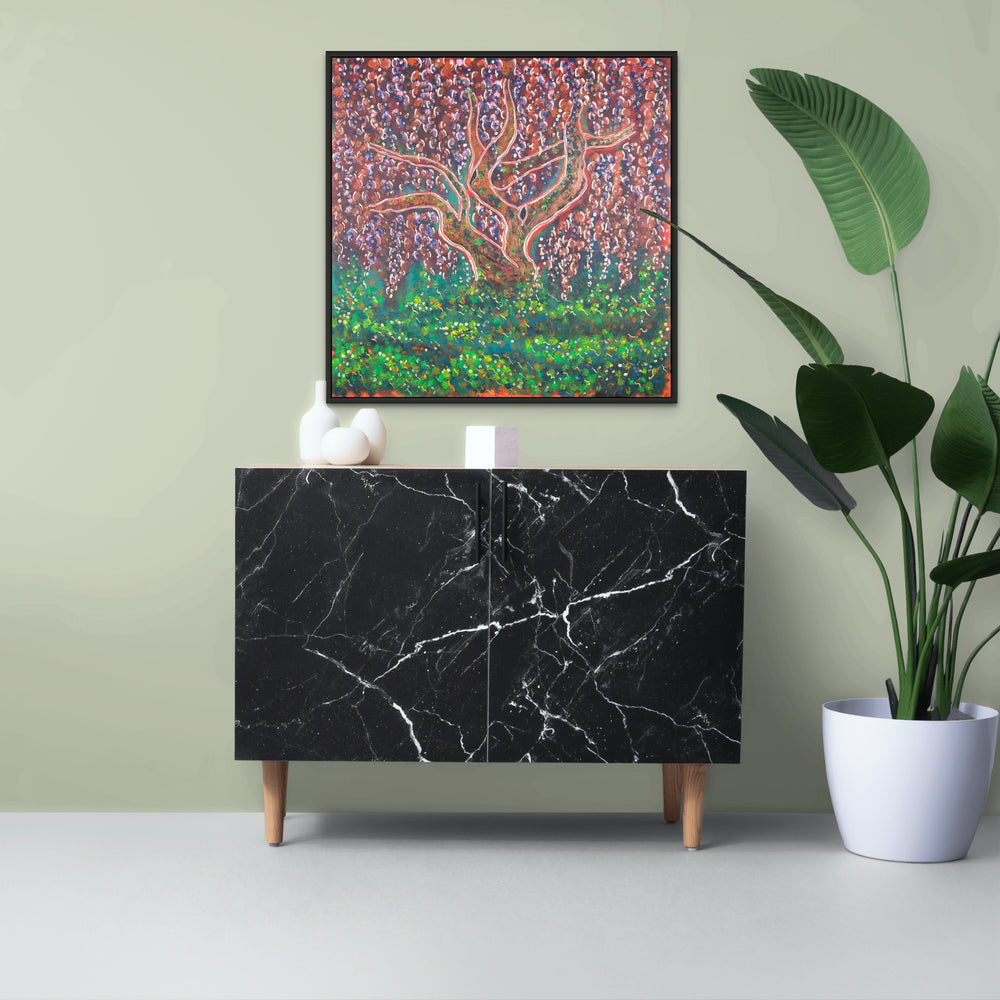 "Willow Whispers" Original Mixed Media Painting