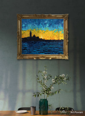 "Venetian Twilight" Original Oil Painting