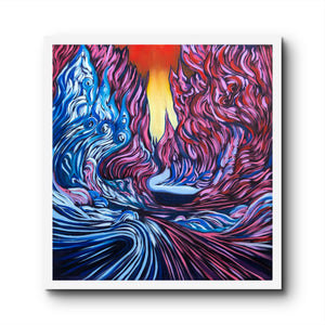 "Winter Ablaze" Fine Art Print